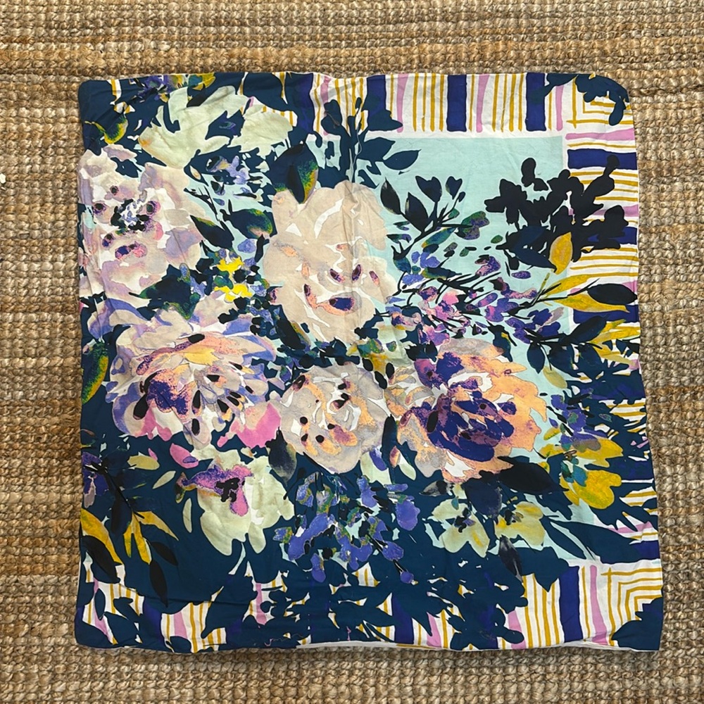 Anthropologie Jeweled Garden Euro Shams (Set of 2)